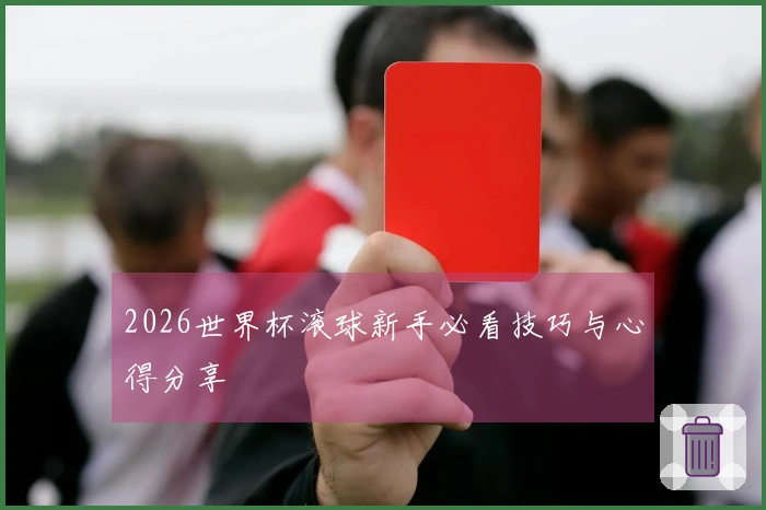 2026世界杯滚球新手必看技巧与心得分享